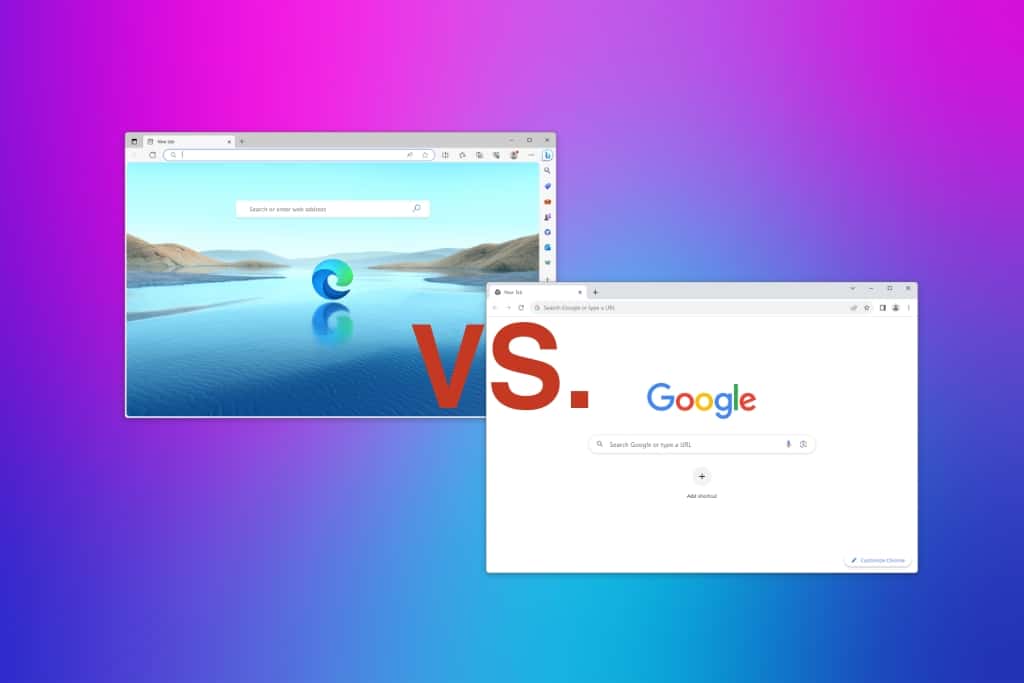 Google Chrome vs. Microsoft Edge: Ein umfassender Vergleich von Geschwindigkeit, Funktionen und Sicherheit